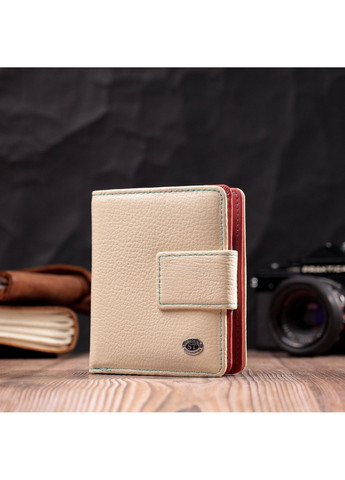 Жіночий шкіряний гаманець 9,5х11,5х2,5 см st leather (288046998)