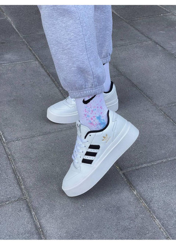 КРОСІВКИ ЖІНОЧІ ADIDAS FORUM BONEGA WHITE BLACK АДІДАС ФОРУМ No Brand чорні демісезони (368862310)