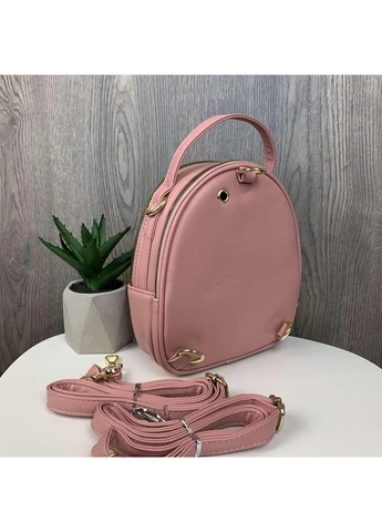 Рюкзак сумка женский стильный маленький прогулочный Кофейный No Brand (394178357)