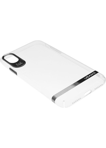 Чехол-накладка Q-plating Series Apple iPhone X Silver USAMS (301782112)