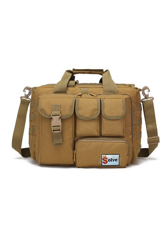 Велика дорожня тактична сумка для документів і ноутбука 15.6 MOLLE KT6003605 Solve (305743361)
