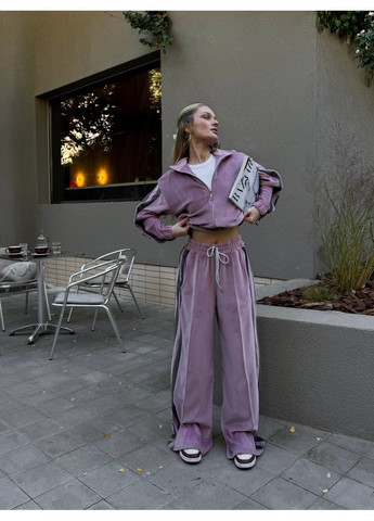 Костюм спортивний з розкішного велюру плюш Люкс Туреччина,штани прямі та кофта з лампасами Україна (366152505)