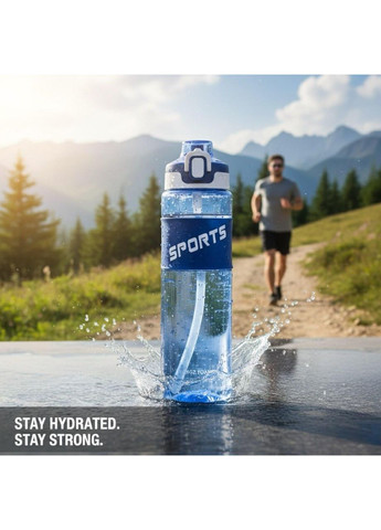Синя пляшка SPORTS із тритану 500 мл для спорту. TKK (314709877)