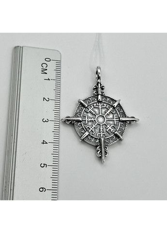 Амулет срібний "Шолом жаху Агісх'яльм" 9,6 г No Brand (369737559)