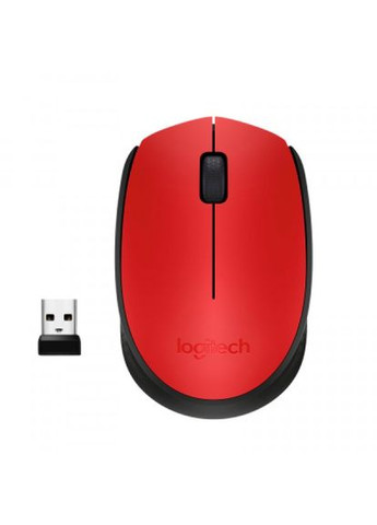 Мишка (910-004641) Logitech m171 red (268143181)