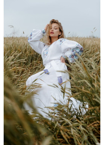 Белая вышиванка Vyshyvanka узор орнамент лен (126268703)