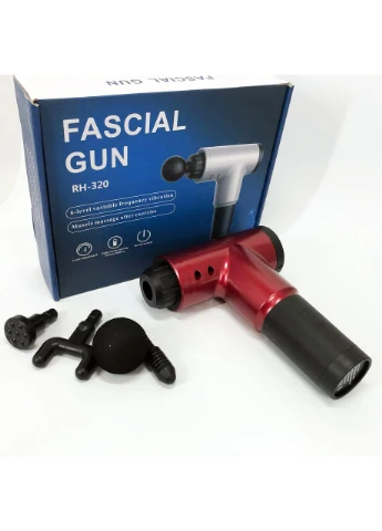 Массажер для триггерных точек Fascial Gun KH-320, Вибрационный массажный пистолет ручной QK-69 Relax (389792420)
