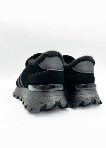 Кросівки (р) Замшa 0-1-1-LF-80019-4 Lifexpert чорні зими (304214680)