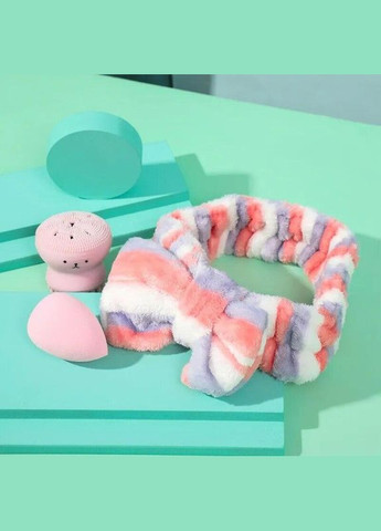 Тепла пов'язка на голову Чалма Жовто-блакитний 12 см Finding (316248378)