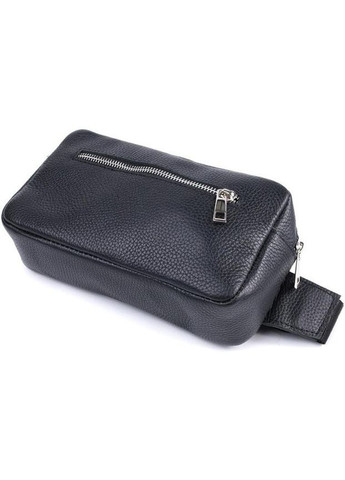 Сумка на пояс через плечо мужская для телефона и для документов кожаная маленькая сумочка Черный 35948 Shvigel (337671217)