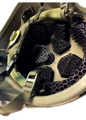 Вентиляционные противоударные демпферные подушки для шлема/каски Fast, MICH (полимерные соты) No Brand (356020063)