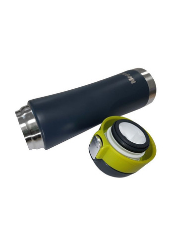 Термокухоль Mega 0,4 л чорний з нержавіючої сталі для напоїв герметичний термокухоль для автомобіля ProDobro (367266349)