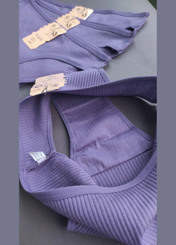 Набор 3 шт хлопковые трусы слип рубчик No Brand (307171959)