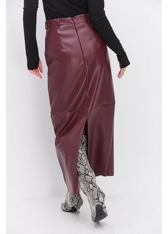 Довга спідниця-олівець з екошкіри бежевого кольору Arjen (370602224)