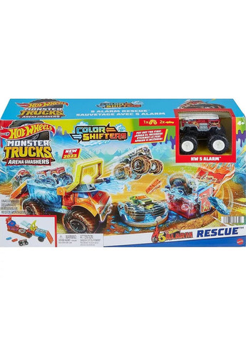 Игровой набор "Пожарное спасение" серии "Изменение цвета" Monster Truck (HPN73) Hot Wheels (290840961)
