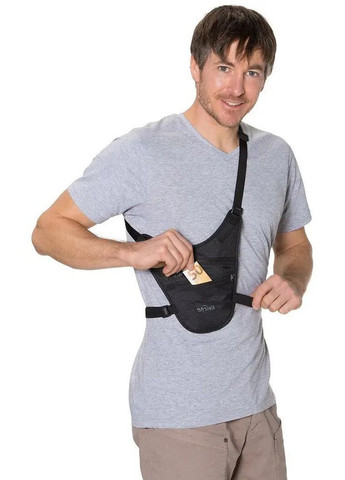 Кошелек Skin Chest Holster RFID B нательный black Tatonka (318671502)
