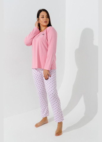 Рожева зимня піжама жіноча 40636 рожевий shop (2000990823366) SEYKOTEKS