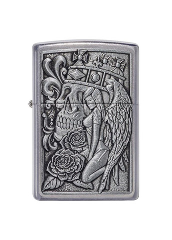 Зажигалка 207 Skull And Angel Emblem 49442 Zippo (316625972)