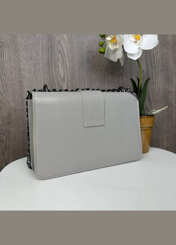 Жіноча міні сумочка клатч на плече з ланцюжком, маленька сумка YSL Сірий No Brand (334730623)