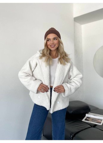 Молочная демисезонная куртка Україна Emmi