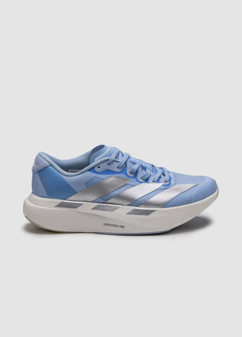 Кроссовки женские Adidas Blue/Silver Metallic No Brand Adizero Evo SL Glow голубые демисезоны (338186621)