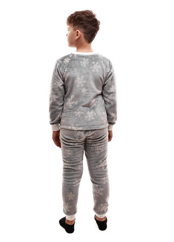 Серая пижама для мальчика No Brand