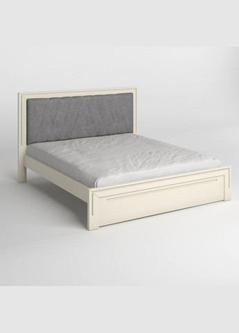 Двоспальне дерев'яне ліжко Торонто Т2 (S0505Y30R)/Аляска 93 (сірий) 140х200 см (MBG-8287) Mebigrand (368282202)