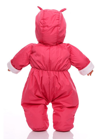 Человечек на флисе для девочки коралловый 74 см (27750) BABYKROHA (297200292)