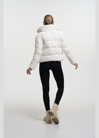 Молочная стильная базовая куртка Luna