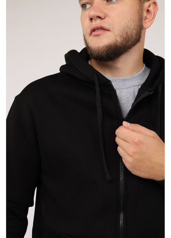 Толстовка на блискавці чоловіча колір чорний CB-00279989 Yuki (349226435)