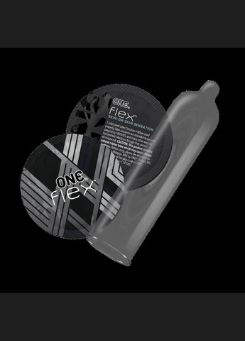 Презервативи Flex Graphene 1 шт - Надтонкі, гнучкі, міцні One (316090359)
