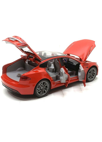 Машина Tesla S инерционная открываются двери капот багажник 21см Красная (AP-1956) No Brand (334003812)