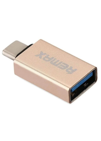 Адаптер Glance USB-USB Type-C RA-OTG1 Gold (6954851289753) Remax (337317314)