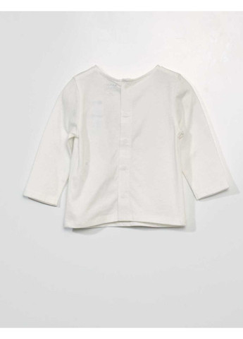 Лонгслів,молочний з принтом, Kiabi (371773379)