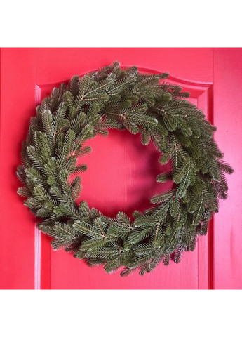 Венки хвойные рождественские SGH Traditional литые d-40 см зелёные (упаковка 10 шт.) HVOYA (366963813)