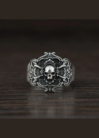 Креативний перстень у вигляді черепа з візерунками для чоловіків і жінок, стильна каблучка з черепом розмір 19 Fashion Jewelry (285110714)
