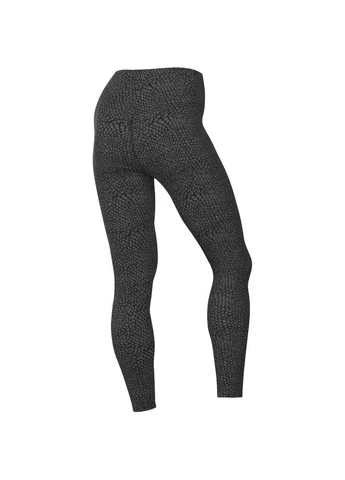 Черные демисезонные лосины женские w nk one df hr 7/8 tght aop черные dx0162-010 Nike