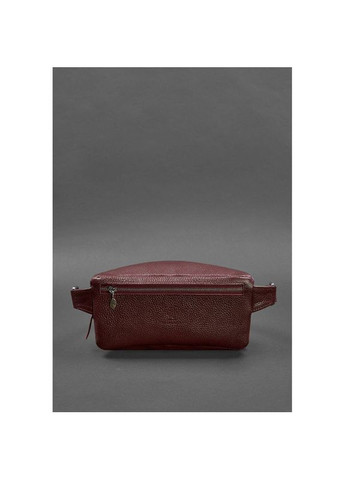 Поясная сумка женская кожаная через плечо Spirit бордовая BlankNote (302008022)