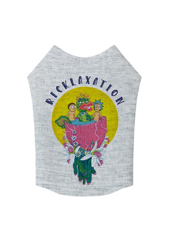 Майка для собак Clothes, малюнок "Рік та Морті 2", S40, B 50-56 см, З 29-34 см WAUDOG (365247837)