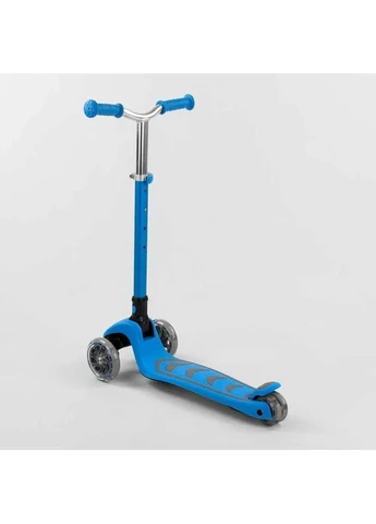 Самокат детский четырехколесный складной с подсветкой MAXI до 60 кг Y-00180 Best Scooter (388964460)