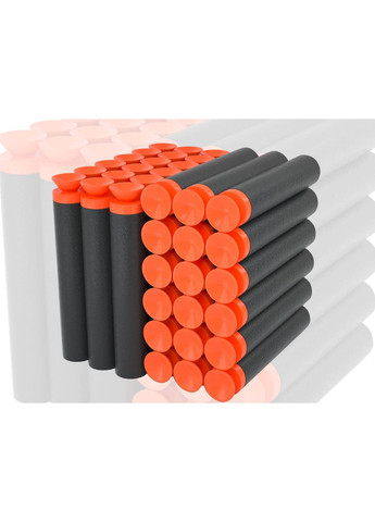 Патроны с присосками для NERF Игрушки стрелы боеприпасы для бластеров Нерф EKIND Suction Foam Darts Black 10шт. Hasbro (365251475)