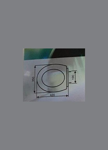 Біла тверда кришка-сидіння для унітазу Sydanit (303721957)