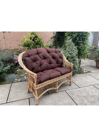 Плетеный диван с коричневой подушкой No Brand (381469457)