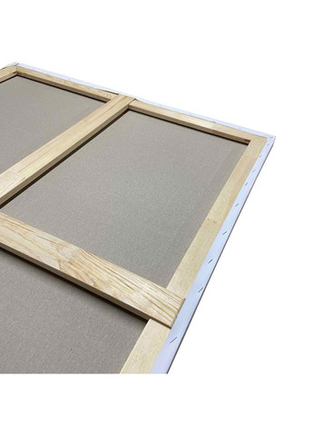 Полотно грунтоване 100 х 160 см, на підрамнику, 2 перемички, середнє зерно, бавовна, планка 55х18 мм Artfactory (361860866)