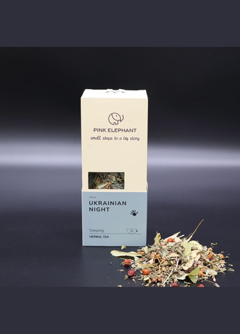 Українська ніч: трав'яний чай для сну Pink Elephant (322871660)