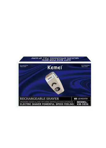 Профессиональная электробритва Шейвер Km-5856 с триммером и чехлом - Уход за телом Kemei (338427761)