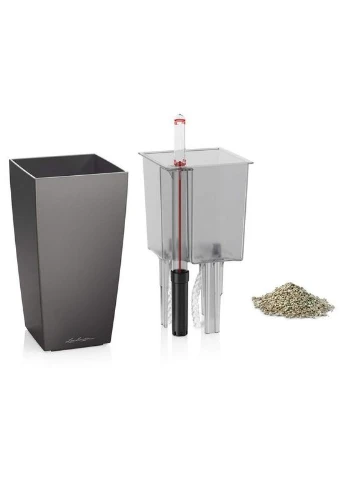 Вазон MINI-CUBI Антрацит (A-014784) Lechuza (323653327)
