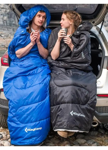 Спальний мішок Lona 250 Black KingCamp (356504651)