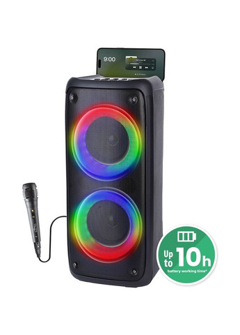 Портативная акустика FUNBOX BT MT3181 с микрофоном Black Media-Tech (344457329)