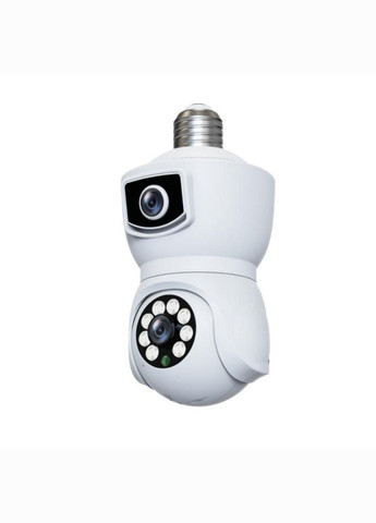 Камера відеоспостереження в патрон PTZ-Lamp (2 камери) (app-V380) No Brand (295689823)